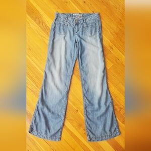 Express Light Blue Flare Jeans